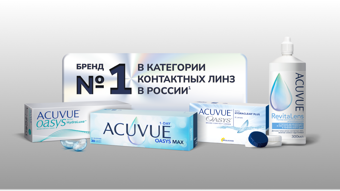 Подбираем контактные линзы MyACUVUE® в Чайке